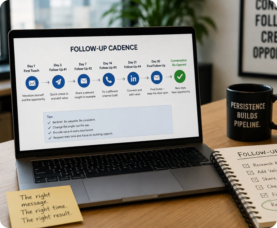 The Follow-Up Cadence That  Re-Opens Stalled Conversations
