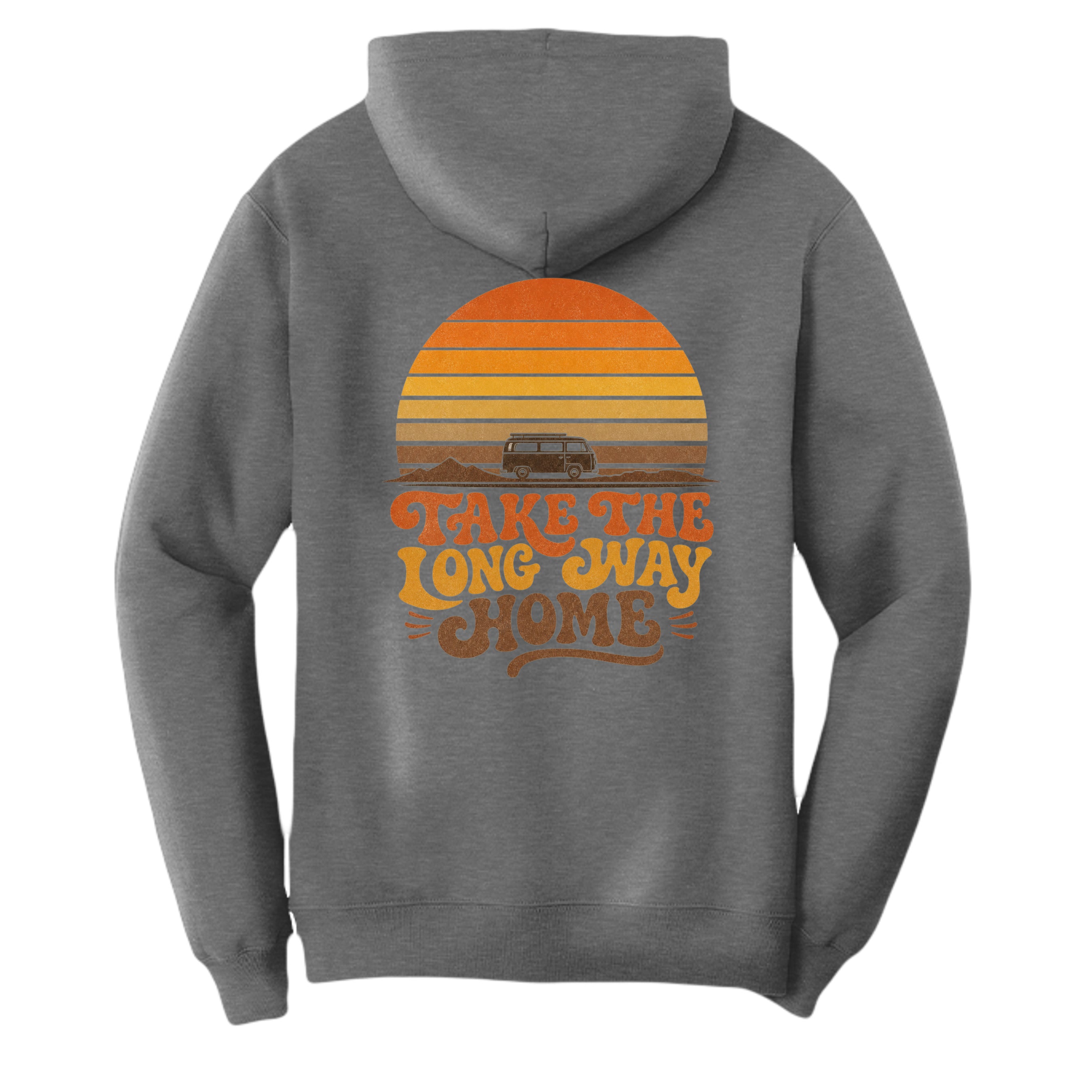 Dark Heather Grey - PC78HT - BACK